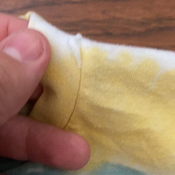 Liquid Blue Tie Dye Distressed Grateful Dead Shirt - Picture 6 of 9